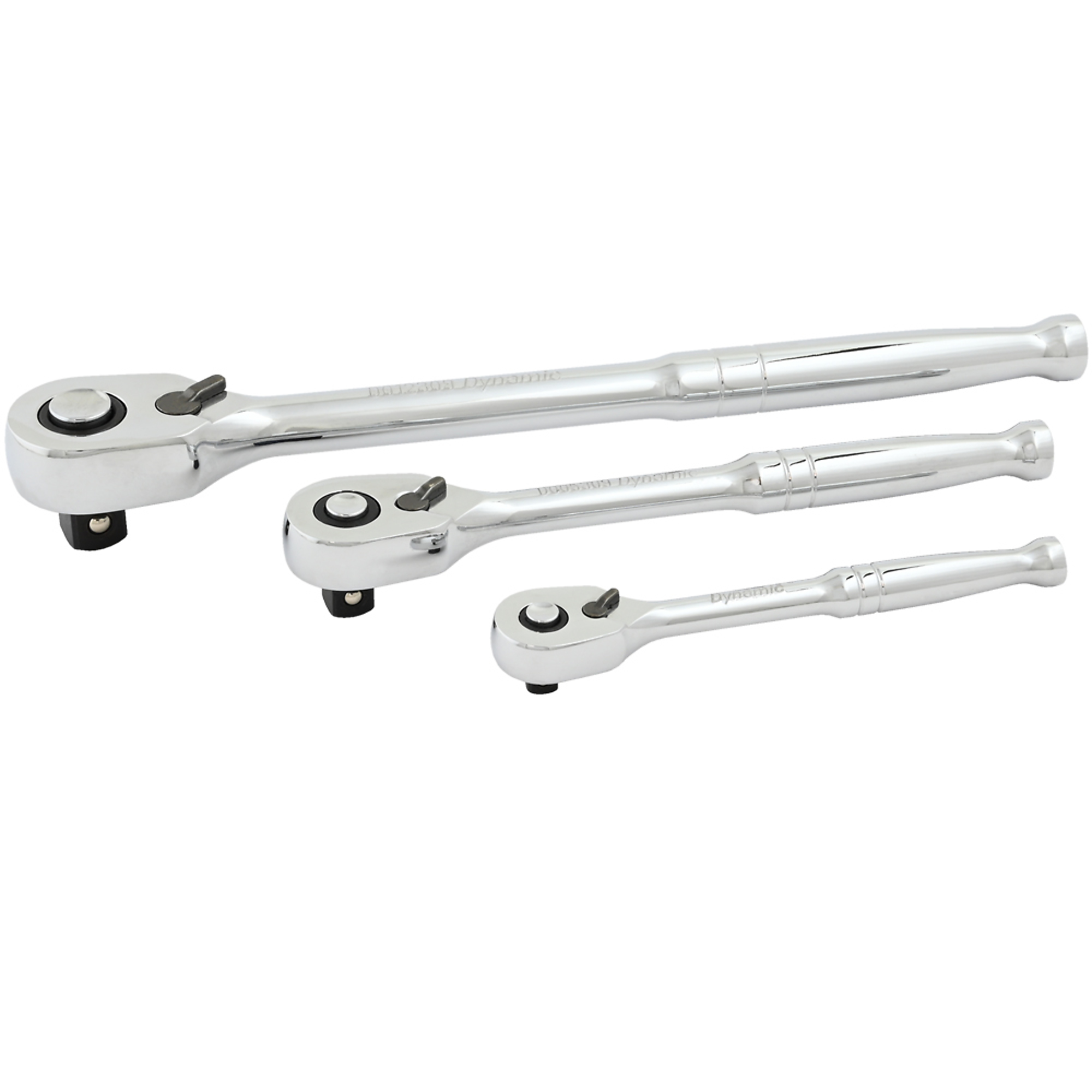 Dynamic Tools, 3 Piece 108-Tooth Ratchet Set, Pieces (qty.) 3 Socket Set Type Multi-Drive Sets, Model# D106003
